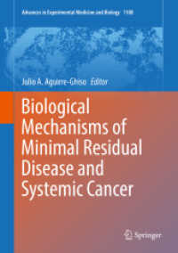 Biological Mechanisms of Minimal Residual Disease and Systemic Cancer (Advances in Experimental Medicine and Biology)