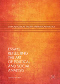 Essays Reflecting the Art of Political and Social Analysis (Critical Political Theory and Radical Practice) （2019）