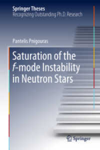 Saturation of the f-mode Instability in Neutron Stars (Springer Theses)