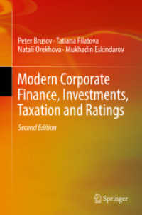 Modern Corporate Finance, Investments, Taxation and Ratings （2ND）