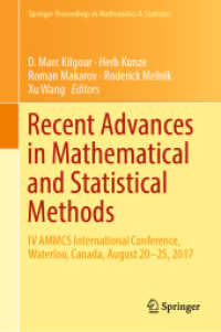 Recent Advances in Mathematical and Statistical Methods : IV AMMCS International Conference, Waterloo, Canada, August 20-25, 2017 (Springer Proceedings in Mathematics & Statistics)
