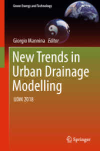 New Trends in Urban Drainage Modelling : UDM 2018 (Green Energy and Technology) （2019）