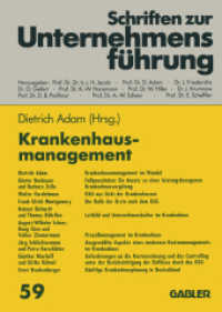 Krankenhausmanagement : Auf dem Weg zum modernen Dienstleistungsunternehmen (Schriften zur Unternehmensführung) （Softcover reprint of the original 1st ed. 1996. 2012. 143 S. 143 S. 24）