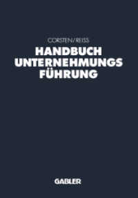 Handbuch Unternehmungsführung : Konzepte — Instrumente — Schnittstellen