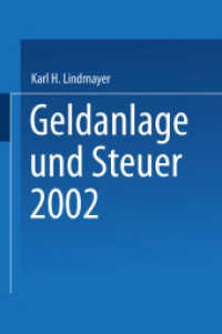 Geldanlage und Steuer 2002 （2001）
