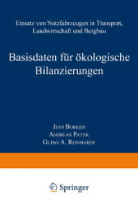 Basisdaten für ökologische Bilanzierungen : Einsatz von Nutzfahrzeugen in Transport, Landwirtschaft und Bergbau