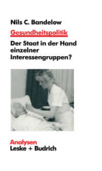 Gesundheitspolitik : Der Staat in der Hand einzelner Interessengruppen? Probleme, Erklärungen, Reformen (Analysen)