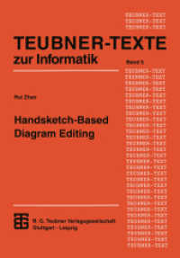 Handsketch-Based Diagram Editing (XTEUBNER-TEXTE zur Informatik .5) （2014. xv, 205 S. XV, 205 S. 30 Abb. Mit with 60 figures. 244 mm）
