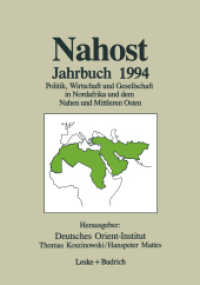 Nahost Jahrbuch 1994 : Politik, Wirtschaft und Gesellschaft in Nordafrika und dem Nahen und Mittleren Osten