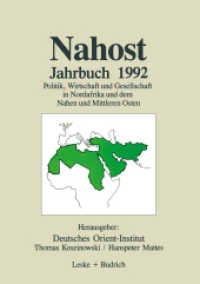 Nahost Jahrbuch 1992 : Politik， Wirtschaft Und Gesellschaft in Nordafrika Und Dem Nahen Und Mittleren Osten