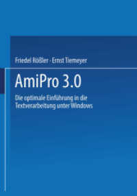 AmiPro 3.0 : Die optimale Einführung in die Textverarbeitung unter Windows