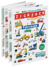 Mein riesengroßes ZICKZACK Ausklappbuch - Fahrzeuge : Faltbuch ab 3 Jahren- mit stabilen Seiten und Wimmelpanorama - Ausgeklappt zwei Meter breit （Deutsche Erstausgabe. 2021. 16 S. Mit fbg. Illustrationen und im Lepor）