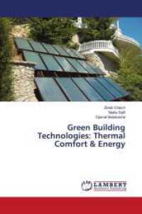 Green Building Technologies: Thermal Comfort & Energy （2024. 56 S. 220 mm）