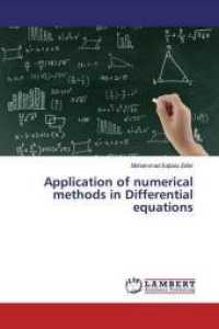 Application of numerical methods in Differential equations （2019. 60 S. 220 mm）