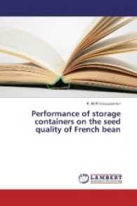 Performance of storage containers on the seed quality of French bean （2016. 104 S. 220 mm）