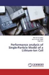 Performance analysis of Single-Particle Model of a Lithium-Ion Cell （2016. 60 S. 220 mm）
