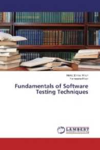 Fundamentals of Software Testing Techniques （2016. 92 S. 220 mm）