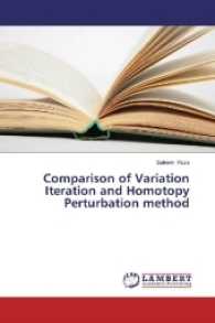 Comparison of Variation Iteration and Homotopy Perturbation method （2016. 112 S. 220 mm）