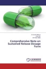 Comprehensive Note on Sustained Release Dosage Form （2017. 56 S. 220 mm）