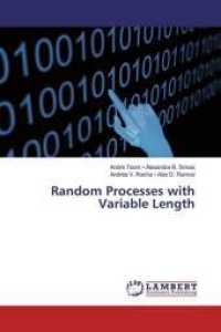 Random Processes with Variable Length （2018. 120 S. 220 mm）