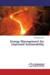 Energy Management for Improved Sustainability （2017. 160 S. 220 mm）