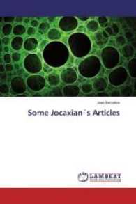 Some Jocaxian's Articles （2017. 64 S. 220 mm）