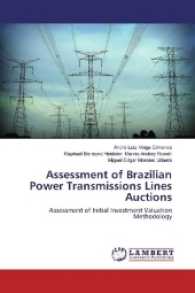 Assessment of Brazilian Power Transmissions Lines Auctions : Assessment of Initial Investment Valuation Methodology （2017. 60 S. 220 mm）