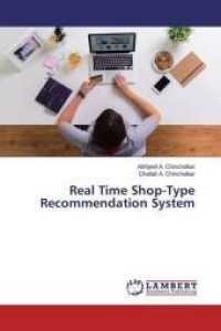 Real Time Shop-Type Recommendation System （2019. 80 S. 220 mm）