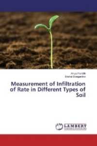 Measurement of Infiltration of Rate in Different Types of Soil （2017. 60 S. 220 mm）