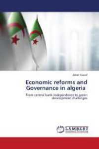 Economic reforms and Governance in algeria : From central bank independence to green development challenges.DE