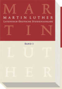 Lateinisch-Deutsche Studienausgabe. 3 Lateinisch-Deutsche Studienausgabe / Martin Luther: Lateinisch-Deutsche Studienausgabe Band 3 : Die Kirche und ihre Ämter (Hrsg. von Günther Wartenberg und Michael Beyer mit einer Einleitung von Wilfrie （1., Aufl. 2009. 800 S. 20 cm）