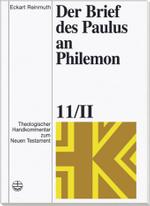 Der Brief Des Paulus an Philemon (Theologischer Handkommentar Zum Neuen Testament)