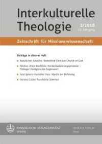 Interkulturelle Theologie : Zeitschrift Fur Missionswissenschaft (Interkulturelle Theologie. Zeitschrift Fur Missionswissensch)