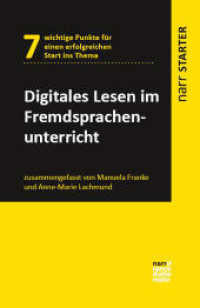 Digitales Lesen im Fremdsprachenunterricht (Narr STARTER) （1. Auflage. 2024. 92 S. 220 mm）