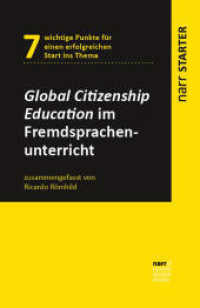 Global Citizenship Education im Fremdsprachenunterricht (Narr STARTER) （1. Auflage. 2024. 92 S. 185 mm）