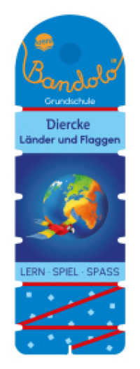 Bandolo. Diercke. Länder und Flaggen : Lernspiel mit Lösungskontrolle für Kinder ab 7 Jahren (Bandolo 0) （2023. 32 S. Mit Lösungsschnur. 233.00 mm）