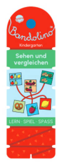 Bandolino. Sehen und vergleichen : Lernspiel mit Lösungskontrolle für Kinder ab 4 Jahren (Bandolino 0) （2024. 32 S. 232.00 mm）