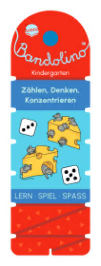 Bandolino. Zählen, Denken, Konzentrieren : Lernspiel mit Lösungskontrolle für Kinder ab 4 Jahre (Bandolino 0) （2024. 32 S. Mit Lösungsschnur. 233.00 mm）