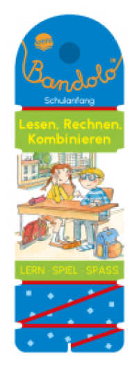 Bandolo. Lesen, Rechnen, Kombinieren : Lernspiel mit Lösungskontrolle für Kinder ab 5 Jahren (Bandolo) （2024. 32 S. Mit Lösungsschnur. 234.00 mm）