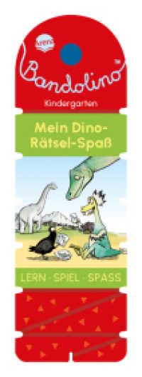 Bandolino. Mein Dino-Rätsel-Spaß : Lernspiel mit Lösungskontrolle für Kinder ab 4 Jahren (Bandolino) （2024. 32 S. Mit Lösungsschnur. 233.00 mm）