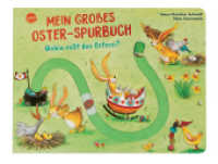 Mein großes Oster-Spurbuch. Wohin rollt das Osterei? : Pappbilderbuch mit Spurrillen und beweglichem Osterei, das durchs Buch geschoben wird, ab 3 Jahren (Mein großes Spurbuch) （2025. 10 S. Mit Spurrillen-Stanzungen und beweglichem Schiebeelement.）