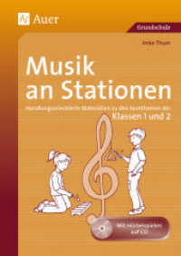 Musik an Stationen 1/2, m. 1 CD-ROM : Handlungsorientierte Materialien zu den Kernthemen der Klassen 1 und 2. Mit H&ouml;rbeispielen auf CD. Grundschule (Stationentraining Grundschule Musik) （4. Aufl. 2023. 88 S. m. Abb. 297 mm）