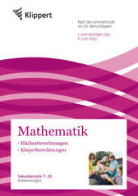 Flächenberechnungen | Körperberechnungen (Klippert) （3. Aufl. 2016. 72 S. 297 mm）