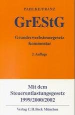 Grunderwerbsteuergesetz (GrEStG), Kommentar [German]