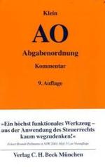 ドイツ公課法コメンタール（第９版）<br>Abgabenordnung (AO), Kommentar : Einschließlich Steuerstrafrecht （9., neubearb. Aufl. 2006. XL, 2091 S. 18,5 cm）
