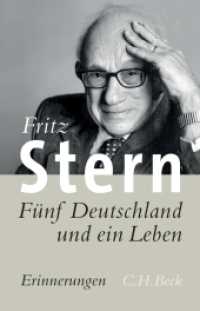 Fünf Deutschland und ein Leben : Erinnerungen （9. Aufl. 2008. 675 S. mit 27 Abbildungen auf separatem Tafelteil (12 S）