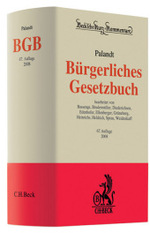 パラント民法典（第６７版）<br>Bürgerliches Gesetzbuch (BGB), Kommentar (Beck'sche Kurzkommentare Bd.7) （67., neubearb. Aufl. 2008. XXXI, 2857 S. 25 cm）