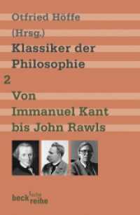 Klassiker der Philosophie, 2 Bde.. 2 Von Immanuel Kant bis John Rawls (Beck'sche Reihe 1793) （2020. 360 S. 190 mm）
