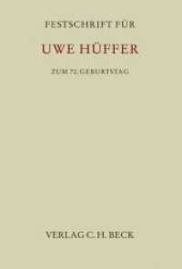 Festschrift für Uwe Hüffer zum 70. Geburtstag
