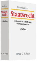 Staatsrecht : Systematische Erläuterung des Grundgesetzes （4. Aufl. Stand November 2009. 2010. LV, 1067 S. 22,5 cm）